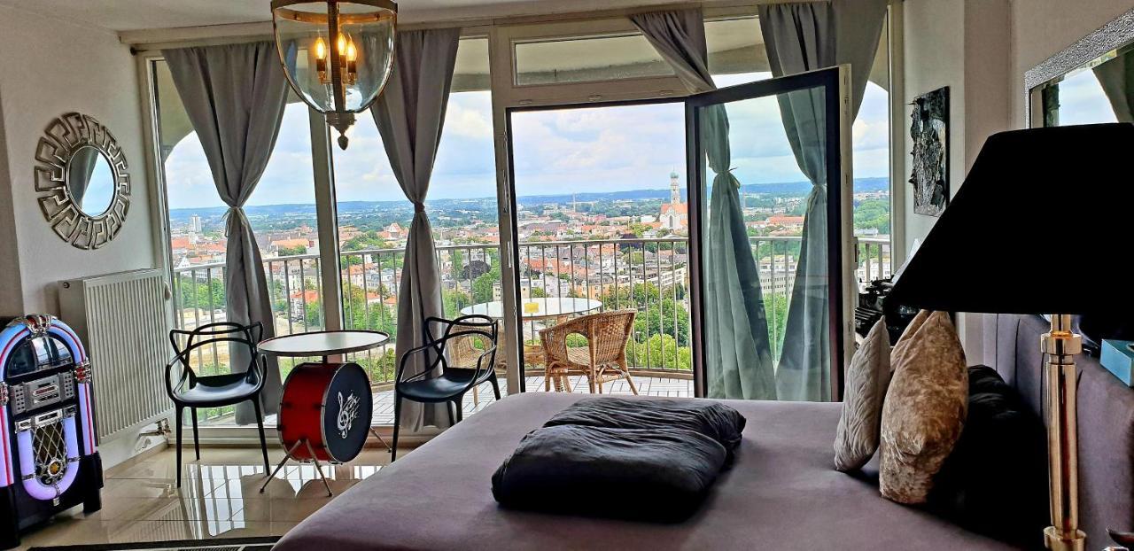 Suite-Xxi City View Hotelturm Augsburg Eksteriør bilde