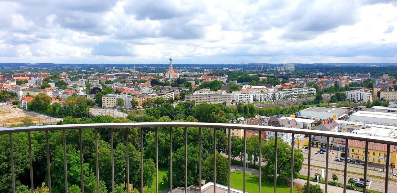 Suite-Xxi City View Hotelturm Augsburg Eksteriør bilde